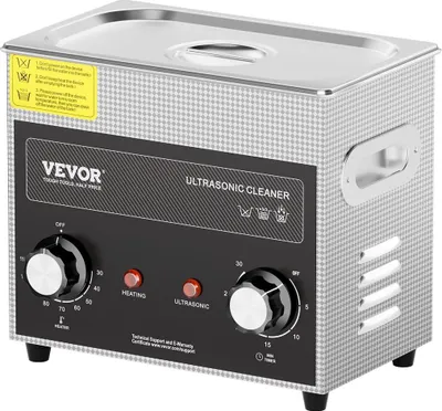 Immagine prodotto di Pulitore a ultrasuoni da 3 litri con timer riscaldatore e cestello Macchina digitale a ultrasuoni