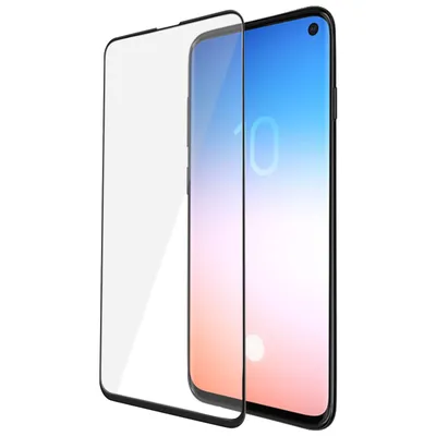 Image de Avizar, film de protection d'écran en verre résistant aux rayures de dureté 9H pour Galaxy S10e, noir