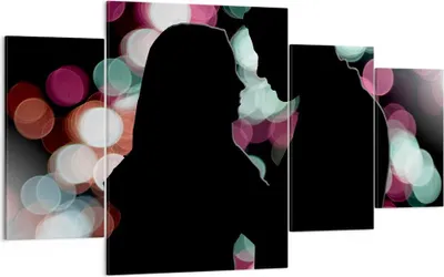 Produktbild von Bild auf Leinwand - Leinwandbild - Paar Liebe Beziehung - 160x90cm - Wand Bild - Wanddeko - Leinwanddruck - Bilder - Kunstdruck - Wanddekoration - Leinwand bilder - Wandkunst - DL160x90-2551