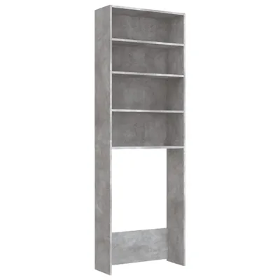 Immagine prodotto di vidaXL Armadio per lavatrice grigio cemento 64x24x190 cm