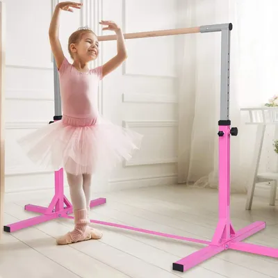 Produktbild von GOPLUS Turnstange für Kinder, Fitnessgeräte Horizontale Training Bar, Höhenverstellbare Trainingsstange Stabil aus Stahlrohr