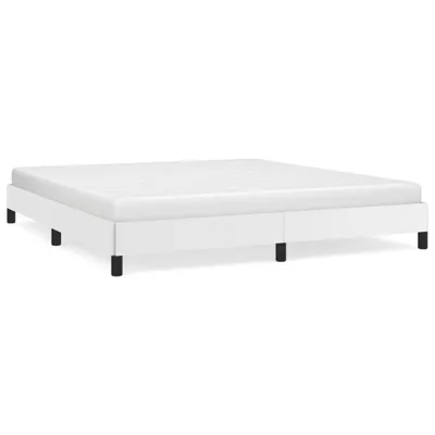 Zdjęcie produktu dla Rama Łóżka, Biała, 180X200 Cm, Obite Sztuczną Skórą Lumarko!