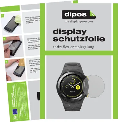 Produktbild von 6x Schutzfolie für Huawei Watch 2 matt Displayschutzfolie Folie Display Schutz dipos