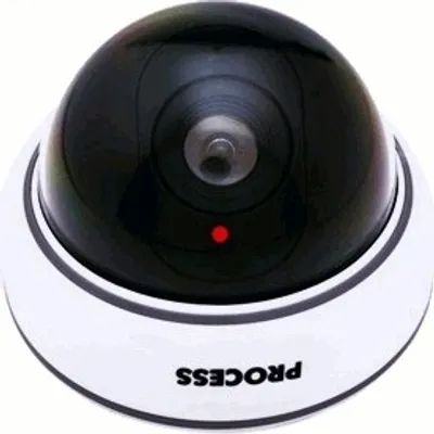 Produktbild von Kamera Dummy LED Überwachungskamera Attrappe CCTV Wireless Dome Kuppel Alarm
