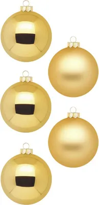 Produktbild von Weihnachtskugeln Glas 6cm 20 Stück - Inkagold