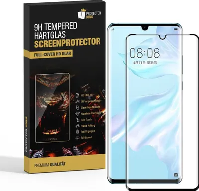 Produktbild von 2x 9H Panzerglas für Huawei P30 Pro FULL CURVED Displayschutz Schutzglas Schutzfolie Panzerfolie HD KLAR
