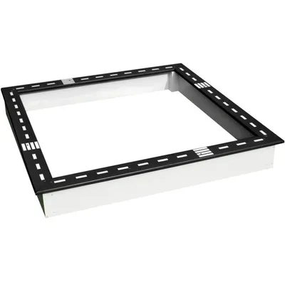 Produktbild von SUNNY Sandkasten Sandy aus Holz mit Abdeckplane | Sand Kasten in Schwarz & Weiß mit Straßenmotiv & Abdeckung für Kinder | 127 x 127 cm