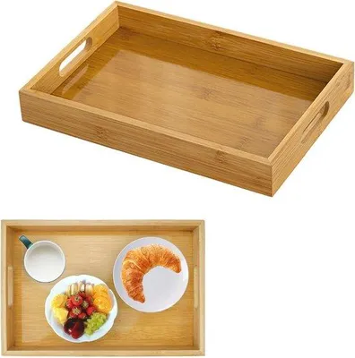 Immagine prodotto di Contenitore rettangolare per la colazione in bambù, 30x20x4 cm
