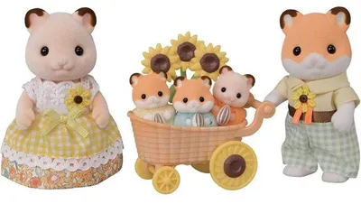 Obrázok produktu pre Rodinka Hamster – SYLVANIAN FAMILIES – 5856 – Mini svet