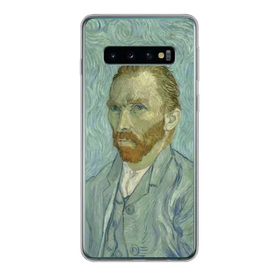 Produktbild von MuchoWow® Handyhülle Schutzhülle Hülle für Samsung Galaxy S10 Selbstporträt - Vincent van Gogh Silikon Softcase Handy Hülle - Handytasche