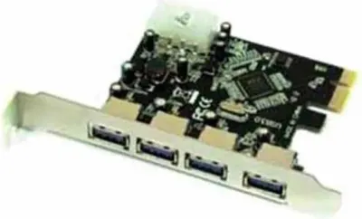 Obrázek produktu pro Approx APPPCIE4P, PCIe, USB 3.2 Gen 1 (3.1 Gen 1), Plná výška, Černá, Stříbrná, 5 Gbit/s, Windows 7 Home Basic, Windows 7 Home Basic x64, Windows 7 Home Premium, Windows 7 Home Premium...
