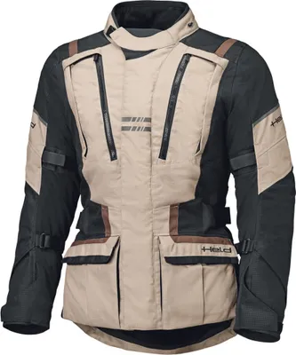 Produktbild von Held Hakuna Matata 3 wasserdichte Motorrad Textiljacke, schwarz/sand, 3XL