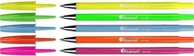 Produktbild von Titanum AA110B Neon Kugelschreiber 0,7mm Blaue Tinte
