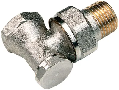 Image de Coude de réglage équerre nickelé 3/8'' pour radiateur - COMAP - 428303
