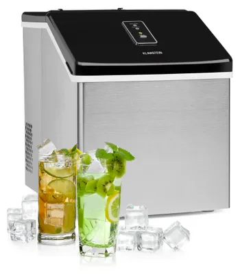 Produktbild von Klarstein Eiswürfelmaschine Klein, 2,2L Eiswürfelbereiter, Eiswürfelmaschine für Mittelgroße, Klare Eiswürfel, Schnelle Mini-Eiswürfelmaschine, Eiswürfelbereiter mit Sicherheitsalarm, 13kg/24h