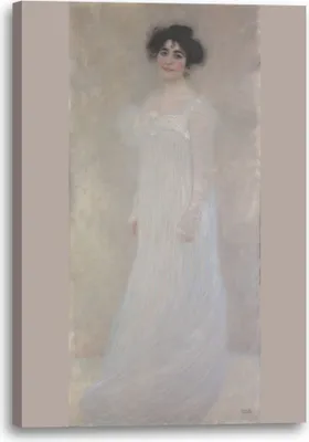 Produktbild von Leinwandbild (40x60cm): Gustav Klimt - Serena Pulitzer Lederer (1899), echter Holz-Keilrahmen inkl. Aufhänger, handgefertigt in Deutschland