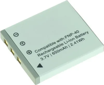 Produktbild von Akku für Agfa DC-735 Li-Ion 3,7 Volt 650 mAh schwarz.