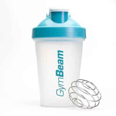 Image de GymBeam | Bouteille Shaker Blend Transparent - Bleu | 400 ml