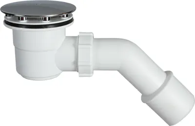 Produktbild von Duschablauf Siphon Ablaufgarnitur Abfluss Duschwanne Duschtasse Duschsiphon Ø 60 mm chrom