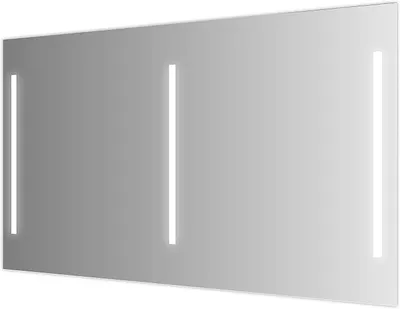 Immagine prodotto di Specchio da bagno illuminato 120 x 70 cm, luce bianca neutra, specchio illuminato, specchio a LED, specchio da parete