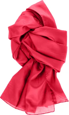 Produktbild von Seidenschal Halstuch Schal rot tiefrot Seide 180x45cm