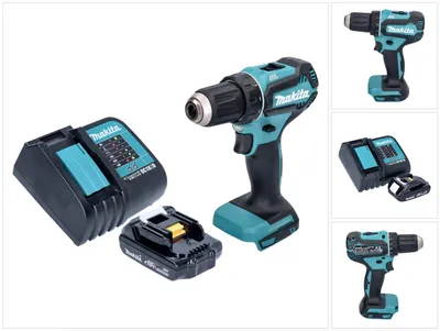 Image de Makita DDF 485 SY1 perceuse/visseuse sans fil 18 V 50 Nm Brushless + 1x batterie 1,5 Ah + chargeur