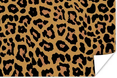 Produktbild von MuchoWow® Poster Panther Druck - Tiere - Braun 180x120 cm - Fotoplakat