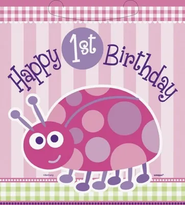 Produktbild von 1. Geburtstag Marienkäfer 8 Tüten