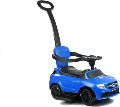 Produktbild von LEANToys Rutscherfahrzeug Mercedes mit Schiebestange Blau