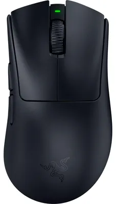 Produktbild von Razer DeathAdder V4 Pro, rechts, Optisch, RF Wireless + USB Type-A, 45000 DPI, Schwarz
