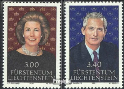 Produktbild von Briefmarken Liechtenstein 1991 Mi 1024-1025 (kompl.Ausg.) postfrisch Freimarken