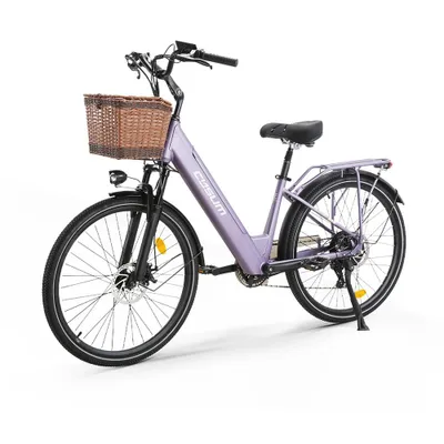 Produktbild von X‑CITY City‑Elektrofahrrad für Erwachsene, 250W, Aluminiumrahmen, 25 km/h, 48V, abnehmbarer Akku, mechanische Scheibenbremsen, bis zu 80 km Reichweite