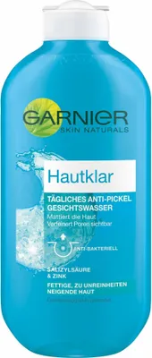 Produktbild von Garnier Hautklar Gesichtswasser Tägliche Anti-Pickel Gesichtsreinigung 200ml
