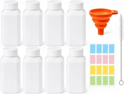 Produktbild von Reagenzgläser HDPE, 120 ml, 8 Stück, Laborbedarf