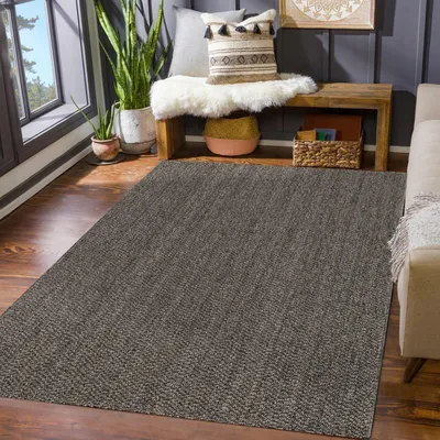 Produktbild von TT Home In- und Outdoor Loop Teppich Modern Robust Wetterfest Für Terrasse Wohnzimmer Küche Einfarbig Naturtöne Weiche Struktur Größe 160x220 cm