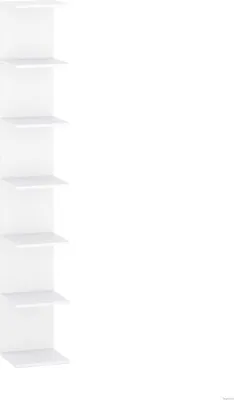 Produktbild von Wandregal weiß Farbe 190 cm Bücherregal für Wohnzimmer