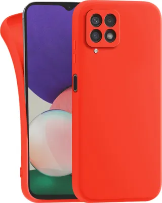 Produktbild von MyGadget Silikon Hülle Kompatibel mit Samsung Galaxy M33 5G - robuste Schutzhülle TPU Case Slim Silikonhülle - Back Cover Kratzfest Handyhülle - Matt Orange