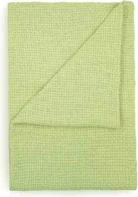 Image de Couverture plaid, motif carreaux, vert, dimensions 180 x 260 cm