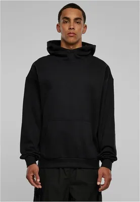Image de Hommes Urban Classics Hoody à col haut noir - S