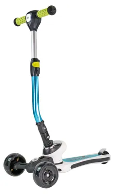 Produktbild von Best Sporting 3-Rad Kinder Scooter Space mit LED Lampe + LED Rädern, türkis-weiß