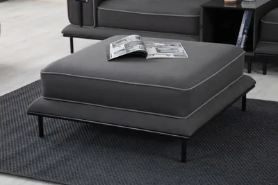 Produktbild von Polster Garnitur Designer Dreisitzer Couch Sessel Hocker 5tlg