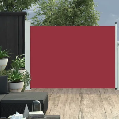 Produktbild von The Living Store Ausziehbare Seitenmarkise 100×500 cm Rot