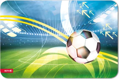 Produktbild von ROTH Schreibunterlage "Fußball" Kunstleder