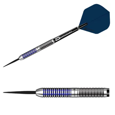 Produktbild von Datadart | Deadeye | Steeldarts | 95% Tungsten | 24 g | Schwarz‑Blau | Dartpfeile Set