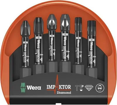 Immagine prodotto di Wera Bit-Check 6 Impaktor 1 SB
