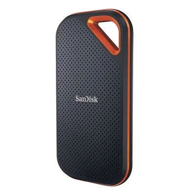 Obrázek produktu pro SanDisk Extreme PRO, 2 TB, 3.2 Gen 2 (3.1 Gen 2), 1050 MB/s, Ochrana heslem, Černá, Oranžová