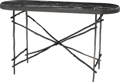 Produktbild von Casa Padrino Luxus Konsole Bronze / Schwarz 131 x 45 x H. 76 cm - Luxus Möbel