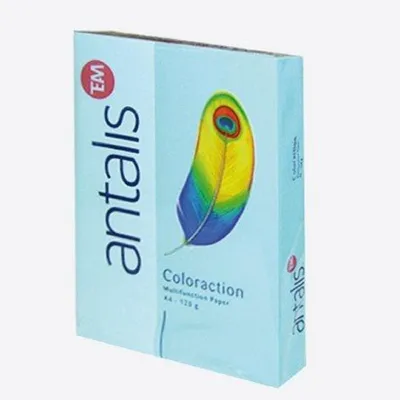 Image de Papier de couleur A4 - Bleu glacier - 1250 feuilles