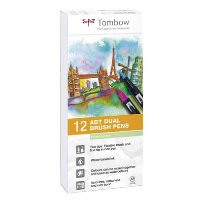 Immagine prodotto di Tombow ABT-12P-2ABT Set 12 colori pastello