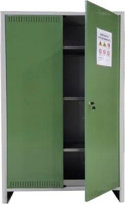 Obrázok produktu pre Vysoká skriňa na fytopharmaká s 2 dverami, rozmery 400 x 1000 x 1795 (Š x D x V) mm